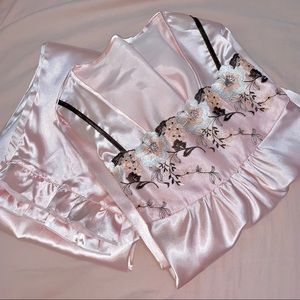 Satin effect Pajama set